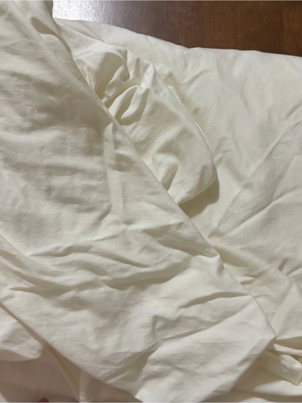 Peacock Alley off White full size fitted sheet